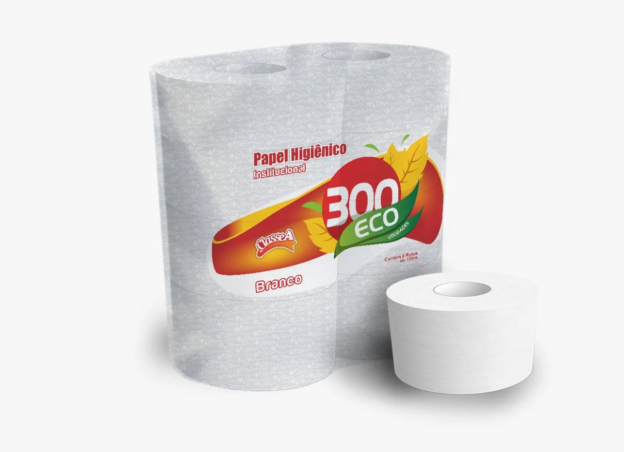 Papel Higiênico Folha Simples Branco 150mts – Classe A