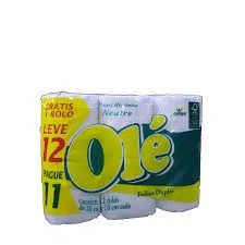 Papel Higiênico Folha Dupla Olé 20mts – Copapa