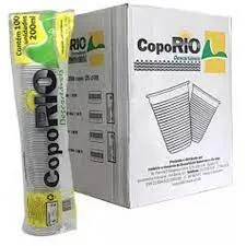 Copo Descartável 200ml PS Transparente 2500 Unidades – CopoRio