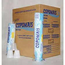 Copo Descartável 180ml PS Transparente 2500 Unidades – Copomais