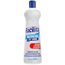 Alcool Gel 70º 500ml – Facilita