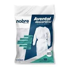Avental Descartável 10 Unidades – Nobre